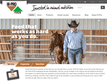 Tablet Screenshot of hiprofeeds.com